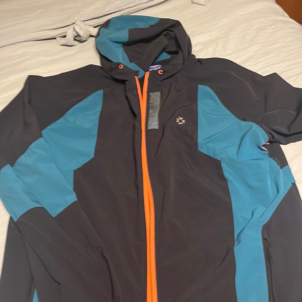 Lightweight jacket with hoodie